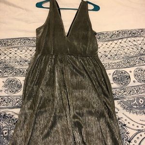 Divided silver dress